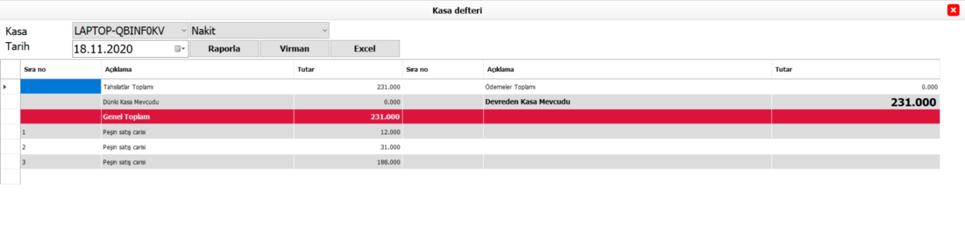 Seles Pos Kasa