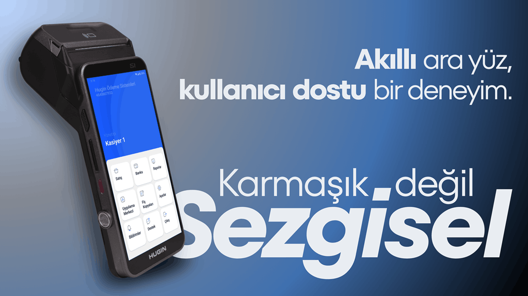 Hugin S1 5.5 inç dokunmatik ekran arayüzü
